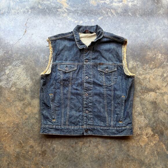 Polo Ralph Lauren Other - Crazy Vintage Polo Ralph Lauren RL Cut off Denim Vest